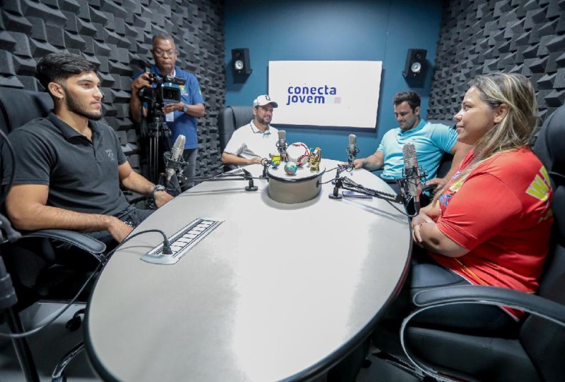 POD CAST CONECTA JOVEM - Secretário Adjunto Davi Moura - Foto por: Michel Alvim - SECOM / MT