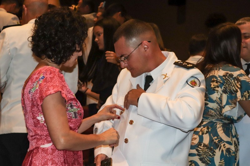 Noventa e dois oficiais da Polícia Militar do Distrito Federal (PMDF) participaram, na manhã desta sexta-feira (30), da formatura do curso de altos estudos para oficiais 2022 | Fotos: Jaqueline Husni/Agência Brasília