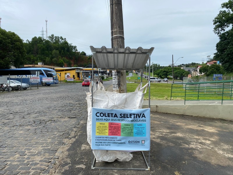 PEV instalado na rodoviária de João Neiva
