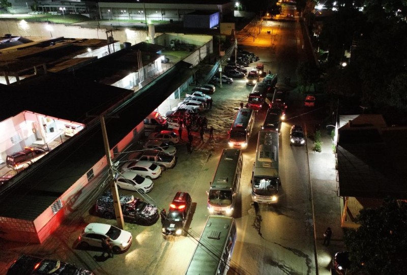 A ação, na madrugada desta quinta-feira(05.01), durou 5 horas e transcorreu de acordo com o plano elaborado pela Sesp - Foto por: SAA/SESP-MT