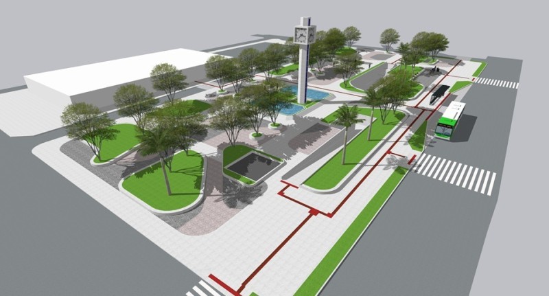 Praça do Relógio | Arte: Divulgação