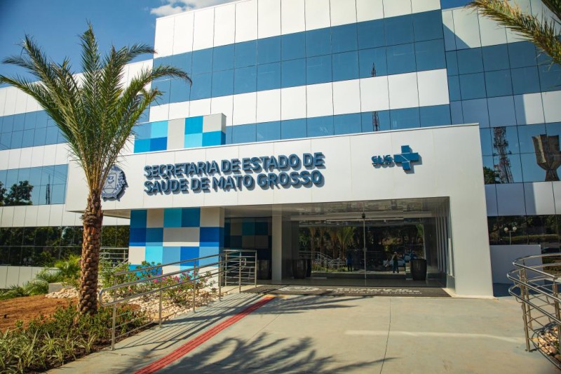 Fachada da Secretaria Estadual de Saúde, SES - Foto por: Marcos Vergueiro/Secom-MT