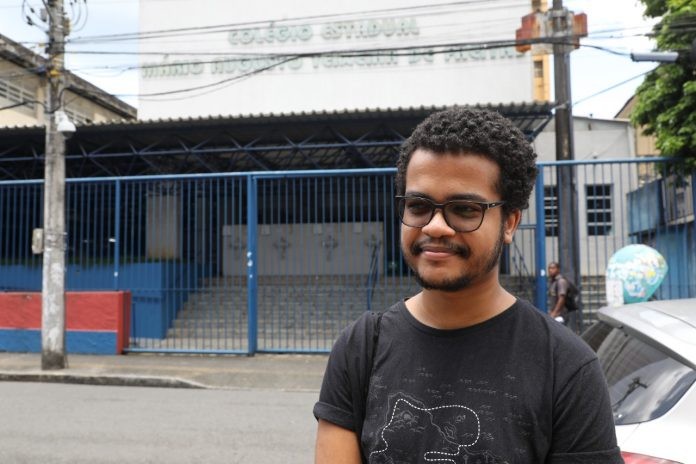 Estudante Laurentino Santos. Foto: Claudionor Jr