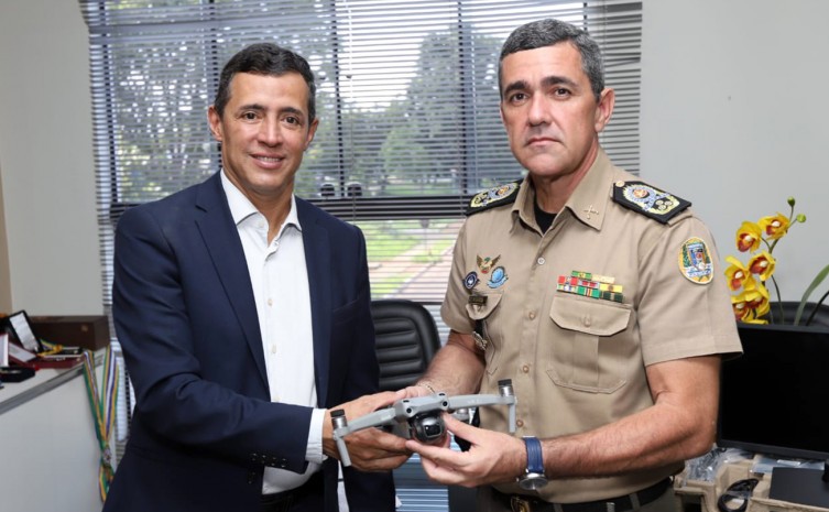 PMTO recebe a doação de drone e computadores do Naturatins - Foto: Ademir dos Anjos/ Governo do Tocantins
