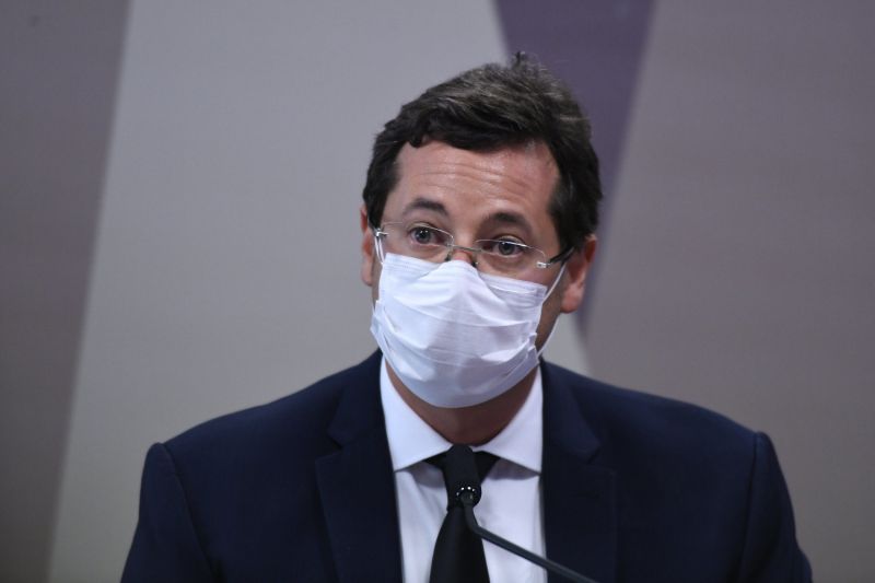 Wajngarten defende falas de Bolsonaro - (Foto: Edilson Rodrigues/Agência Senado - 12.05.2021)