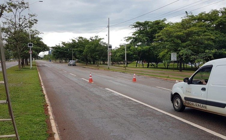 Agência de Metrologia realiza verificação de radares em Palmas - Foto: Brenda Ramos/Governo do Tocantins