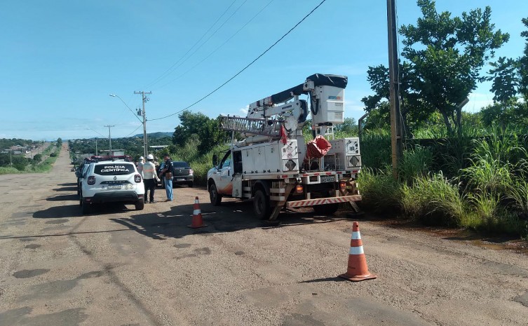 A operação teve apoio da concessionária responsável pelo abastecimento de energia elétrica para o Estado. - Foto: Energisa Tocantins