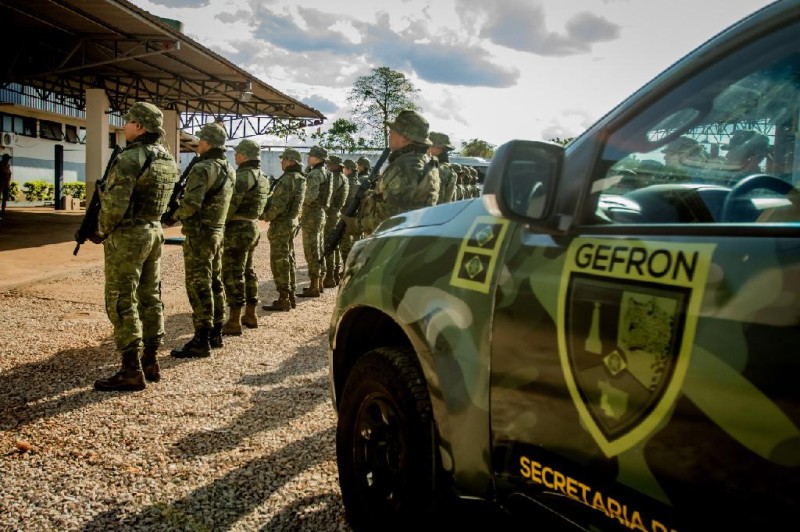 Policiais do Gefron - Foto por: Christiano Antonucci/Secom-MT