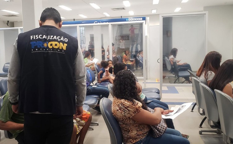 A operação aconteceu em 38 agências em 10 cidades do Tocantins - Foto: Procon/Governo do Tocantins