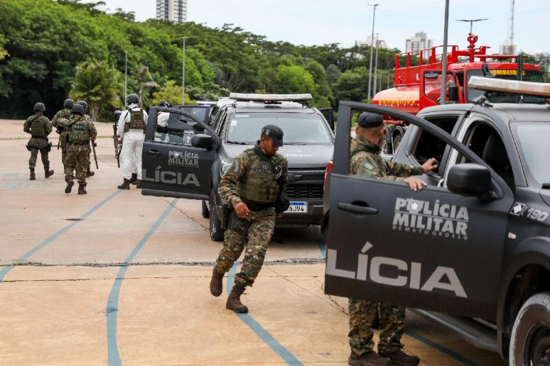 Cerca de 27 policiais militares do Bope participaram do curso - Foto por: Christiano Antonucci/Secom-MT