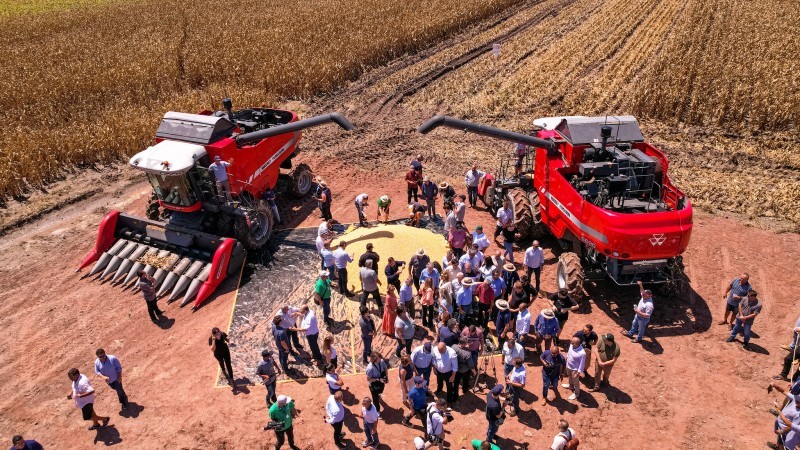 A cerimônia foi realizada na Fazenda São Francisco, em Jaguarão -Foto: Gustavo Mansur/Secom