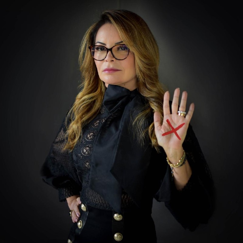 Foto da campanha de combate à violência contra a mulher de 2021 - Foto por: Jana Pessôa