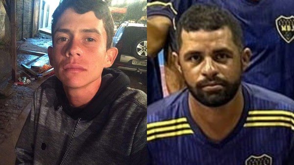 Foto das duas vítimas fatais da descarga elétrica em Lagoa do Ouro