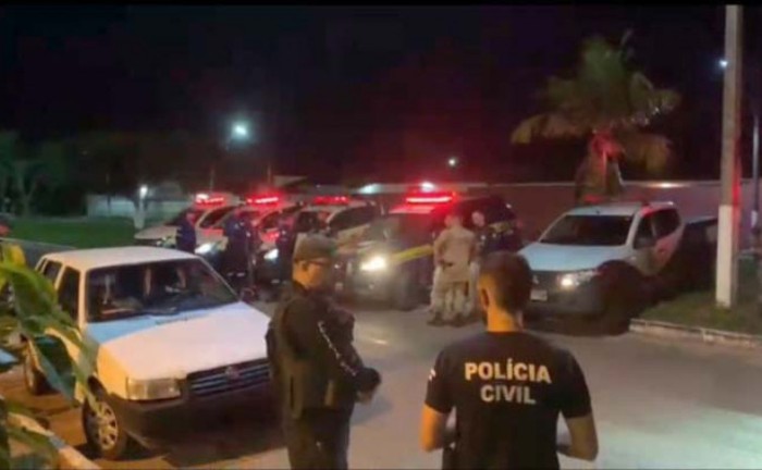 Foram realizados dezenas de bloqueios por toda a cidade - Foto: Segurança Pública/Governo do Tocantins