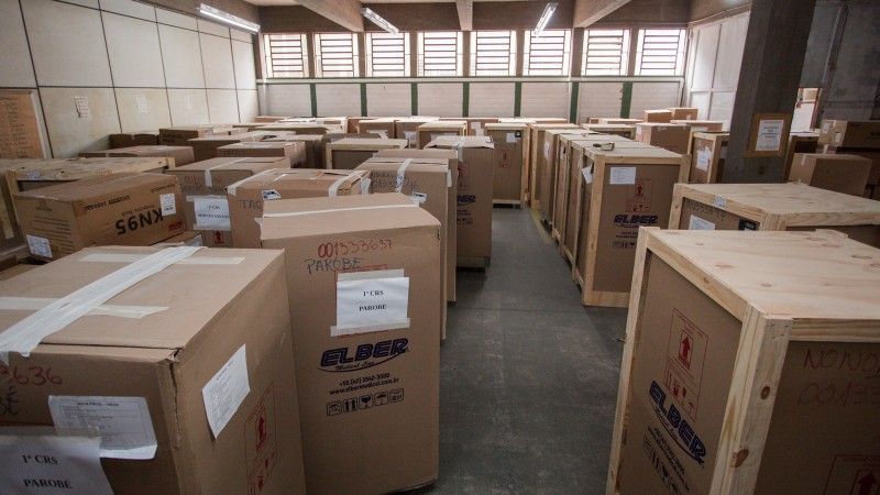 Os 310 equipamentos foram comprados com recursos do Ministério da Saúde, e começaram a ser distribuídos no dia 11 de maio - Foto: Felipe Dalla Valle / Palácio Piratini