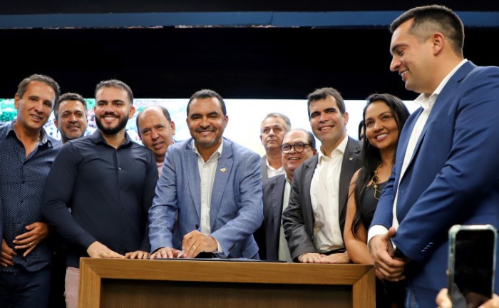 Agrotins 2023 foi oficialmente lançada em evento no auditório do Palácio Araguaia, nesta terça-feira, 4, e contou com a participação de autoridades e o setor privado - Foto: Antonio Gonçalves/Governo do Tocantins