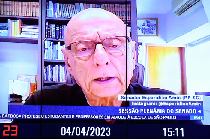 O senador Esperidião Amin foi o relator da medida provisória no Senado - Jefferson Rudy/Agência Senado