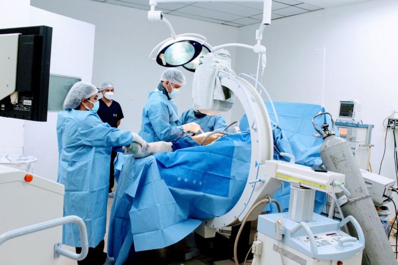 Cirurgia eletiva realizada no HPS João Lúcio - Foto: Djalma Junior/Secom