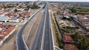 Trecho da BR 116 duplicada entre Feira de Santana e Santa Bárbara (BA) - (Foto: Minfra)