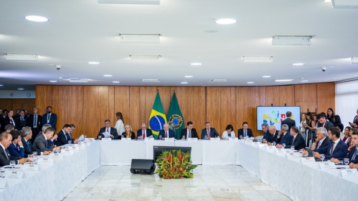 Evento reuniu representantes dos poderes Executivo, Judiciário e Legislativo -Foto: Maurício Tonetto/Secom
