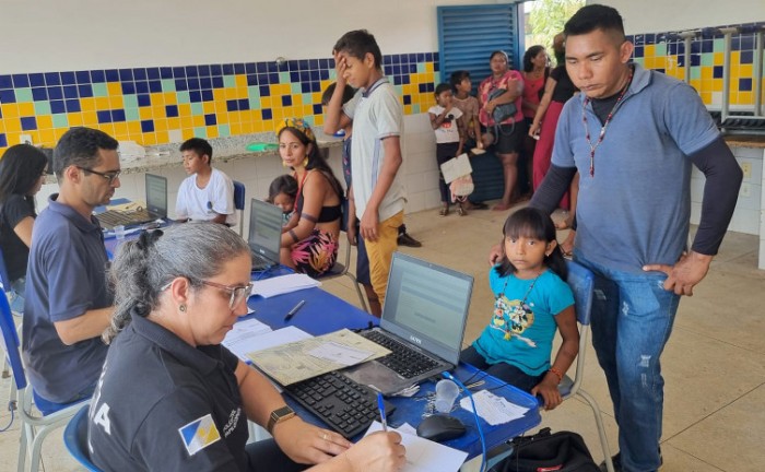 Centenas de pessoas foram beneficiadas pelo atendimento do Instituto de Identificação - Foto: SSP/Governo do Tocantins