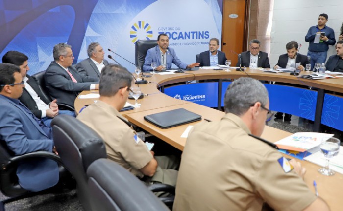 Governador Wanderlei Barbosa e o CGov apresentaram para secretários o plano orçamentário da gestão - Foto: Antônio Gonçalves/Governo do Tocantins