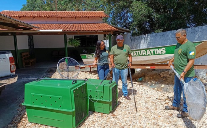 Centro de Fauna do Tocantins (Cefau) inicia distribuição de equipamentos para manejo de animais silvestres - Foto: Naturatins/Governo do Tocantins