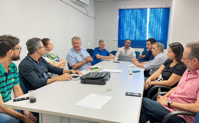 Durante a reunião, foram alinhadas ações de políticas públicas referentes à atividade da piscicultura - Foto: Mateus Soares/Governo do Tocantins