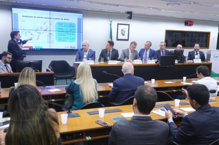 Frentes parlamentares se juntaram para debater a dependência por fertilizantes - (Foto: Vinicius Loures / Câmara dos Deputados)