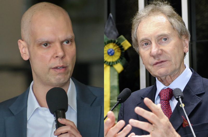 O prefeito de São Paulo, Bruno Covas, faleceu neste domingo (16), e o ex-senador por Santa Catarina, Casildo Maldaner, nesta segunda-feira (17). Ambos foram vítimas de câncer - Roberto Suguino/Agência Senado