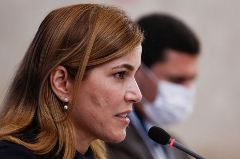 Secretária de Gestão do Trabalho e da Educação na Saúde do Ministério da Saúde, Mayra Pinheiro foi convocada pela CPI da Pandemia - Anderson Riedel/PR