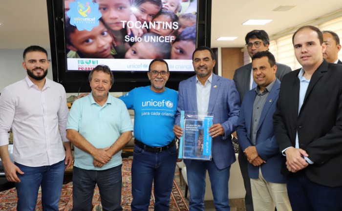 Governador Wanderlei Barbosa se comprometeu com a Unicef a realizar projetos para melhorar a qualidade de vida das crianças tocantinenses - Foto: Antônio Gonçalves/Governo do Tocantins