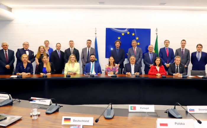 Fórum Nacional de Vice-governadores se reúne com o Grupo de Ministros da União Europeia - Foto: Mariana Di Pietro/Governo do Tocantins