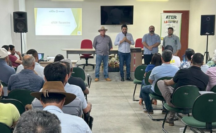 Pronunciamento do presidente do Ruraltins, Washington Ayres - Foto: Ruraltins/Governo do Tocantins