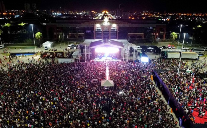 Evento de abertura aconteceu na praça dos Girassóis, em Palmas, com shows nacionais dos cantores Evoney Fernandes e Leonardo - Foto: Governo do Tocantins