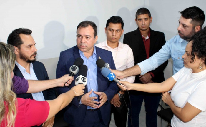 Durante a coletiva, o secretário Wlademir Mota Oliveira destacou que a gestão vem reforçando as unidades especializadas para combater o crime organizado e dar uma resposta à sociedade - Foto: Vania Machado/Governo do Tocantins