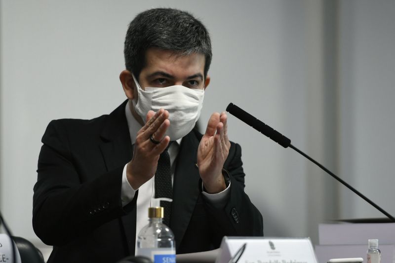 Depoimento de Pazuello continuará amanhã, a partir das 9h - (Foto: Edilson Rodrigues/Agência Senado - 05.05.2021)