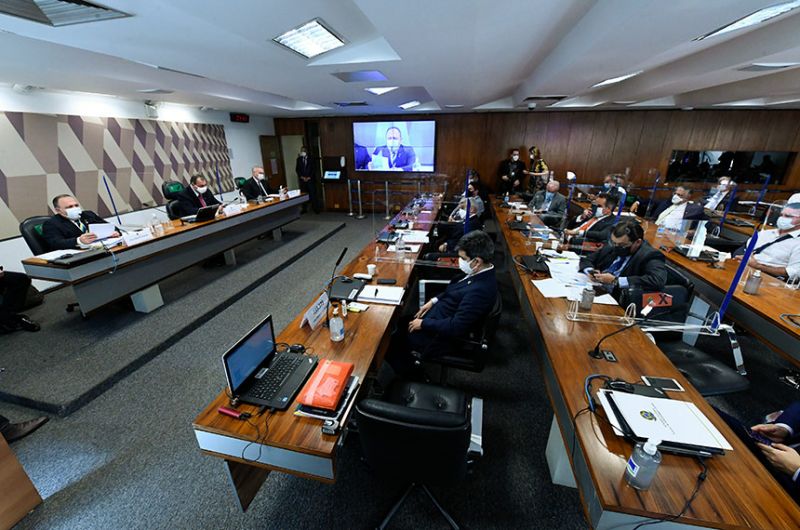 CPI retoma depoimento do ex-ministro da Saúde Eduardo Pazuello nesta quinta (20), a partir das 9h30 - Edilson Rodrigues/Agência Senado