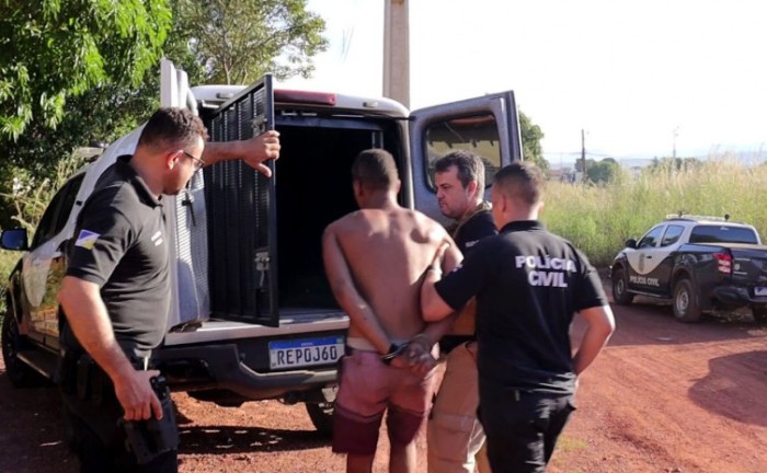 Preso foi localizado debaixo da cama na casa de uma vizinha - Foto: Luiz de Castro/Governo do Tocantins