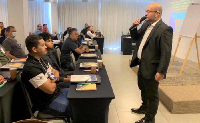 Secretário da Administração, Paulo César Benfica, destacou a pioneirismo em promover um curso na área de gestão de patrimônio - Foto: Secad/Governo do Tocantins