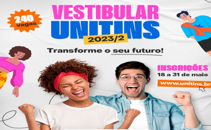 Inscrições para o Vestibular 2023/2 da Unitins prosseguem até 31 de maio - Foto: Governo do Tocantins