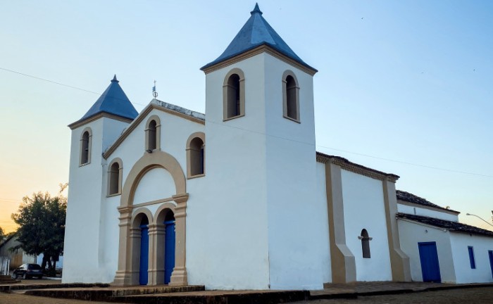 Igreja Nossa Senhora da Natividade, um dos pontos de encontro do Festejo do Divino Espírito Santo - Foto: Kadu Souza/Governo do Tocantins