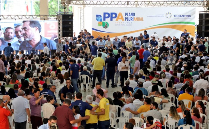 O evento reuniu a população na Escola de Tempo Integral Domingos da Cruz Machado, onde ocorreram as discussões - Foto: Loise Maria/Governo do Tocantins