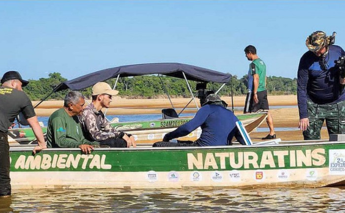 Durante a expedição, as equipes percorreram a Ilha do Bananal - Foto: Naturatins/Governo do Tocantins