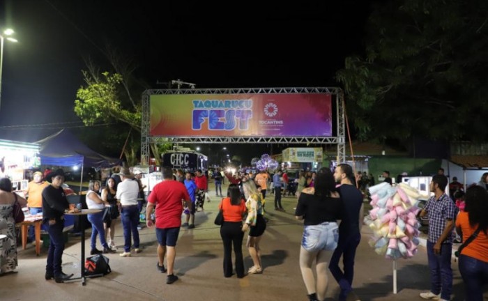 Em sua primeira edição, o Taquaruçu Fest ocorreu na sexta-feira, 21, no distrito de Taquaruçu. - Foto: Aldemar Ribeiro/Governo do Tocantins