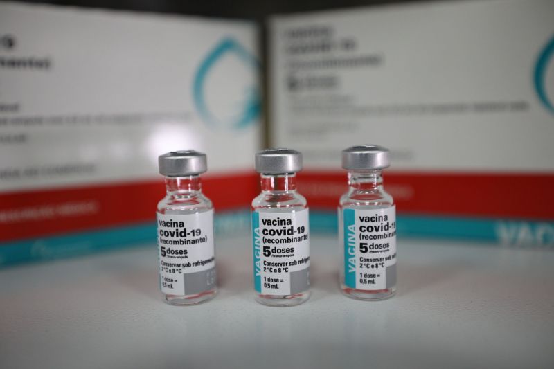 Doses da vacina AstraZeneca - FOTO: Lucas Silva/Secom
