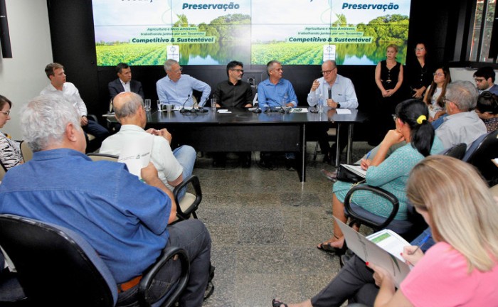 Administrador da Taxo Ambiental, Guilherme Quintela, frisou que é preciso materializar o carbono - Foto: Marcel de Paula/Governo do Tocantins