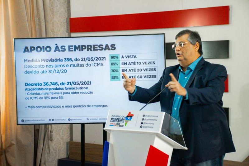 <em>Governador Flávio Dino destacou as ações realizadas no Maranhão (Foto: Karlos Geromy)</em>