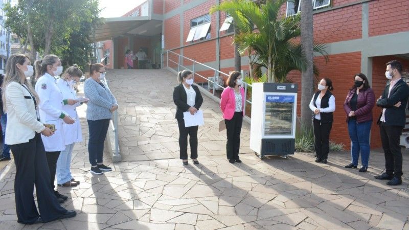 Frederico Westphalen, na área da 2ª CRS, recebeu o equipamento - Foto: Divulgação SES