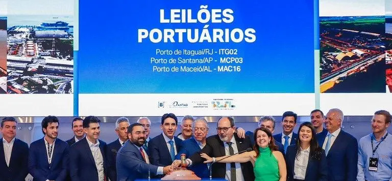 Governo Federal garante R$ 60,4 milhões em outorgas após leilão de áreas portuárias – Foto: Eduardo Oliveira/MPor